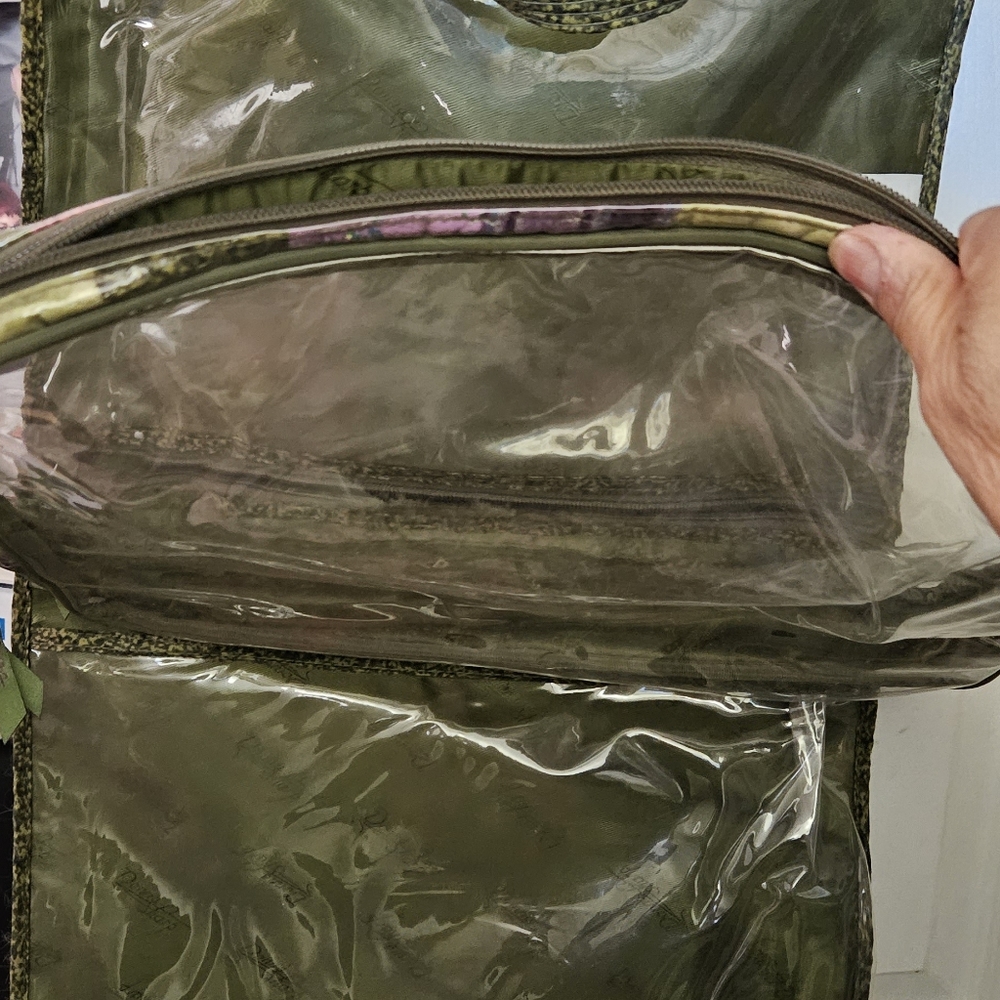 Donna Sharp Large Purpl & Green Patchwork Design … - image 2